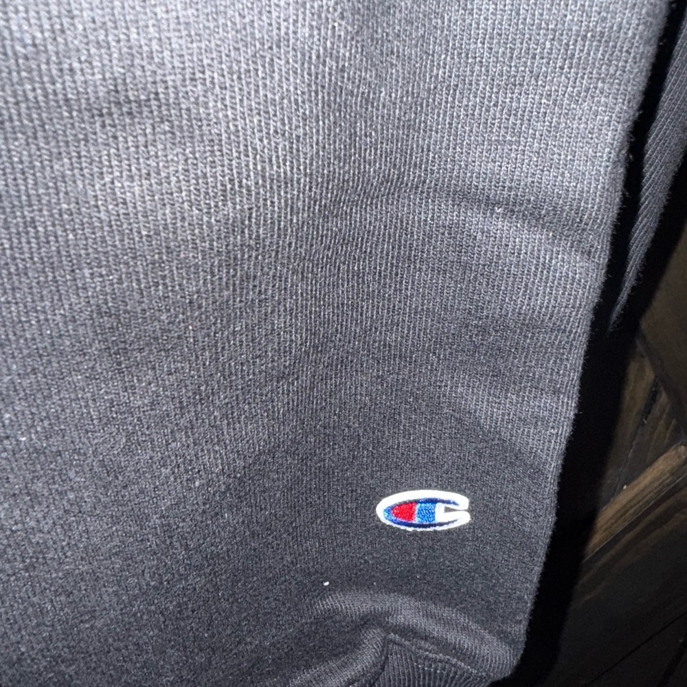 Champion All Black Hoodie for Men XL - Picture 4 of 5